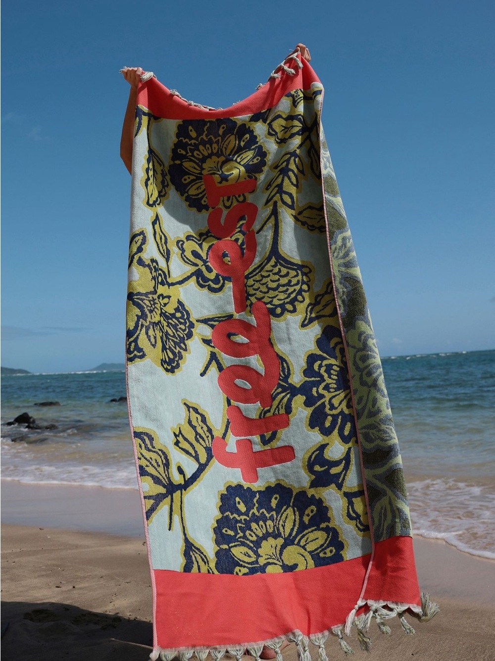 NWT Free people free-est Eden Fringe beach Towel